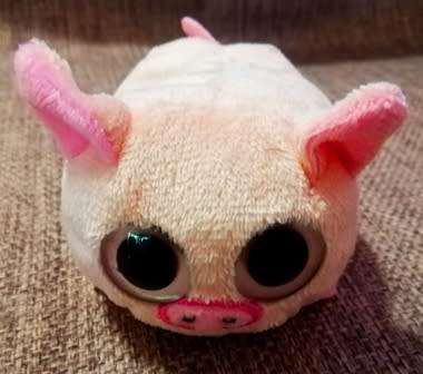 Squishy Piggy.  Stackable and Fun to play with. Cuccioli Squishy Plush Toy.