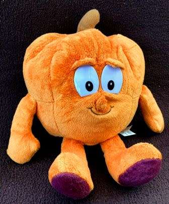 The Goodness Gang Body Squad. Pedro Pumpkin Beanie Toy. 22cm.