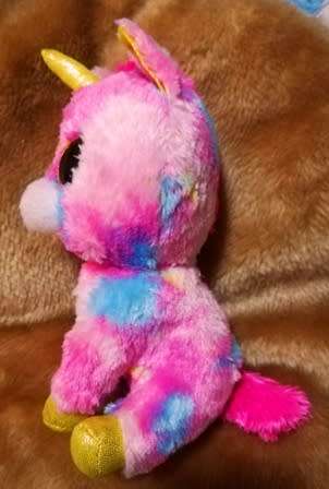 TY Inc Fantasia Beanie Boo Plush Unicorn.  Cheap!  18cm.