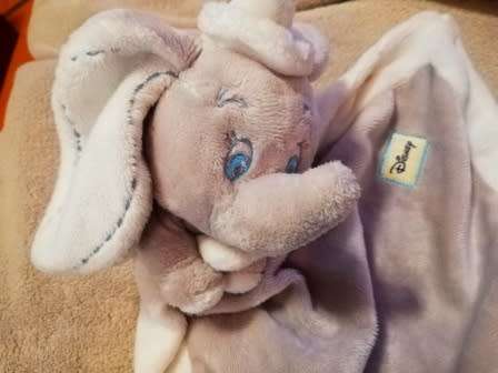 Disney Dumbo Plush Baby Elephant Comfort/Toy Blanket.
