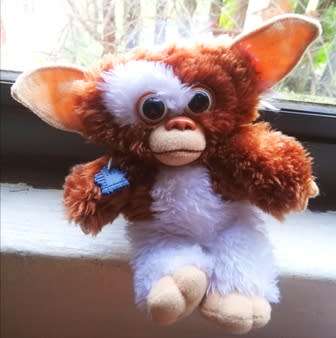 RARE Vintage 1984 Gremlin`s Gizmo. Applause 38 Year Old Plush Toy! 18cm.