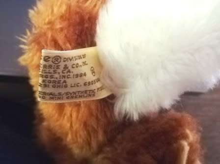 RARE Vintage 1984 Gremlin`s Gizmo. Applause 38 Year Old Plush Toy! 18cm.