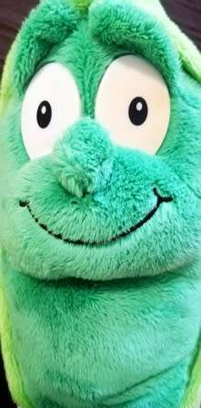 Goodness Gang SuperFoodz. Peter Pea Plush Soft Toy. 33cm.