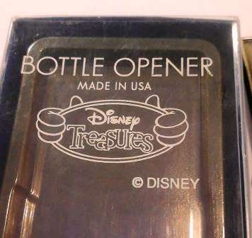 Disney Treasures! Mickey Mouse Bottle Opener Made in USA. Walt Disney World.