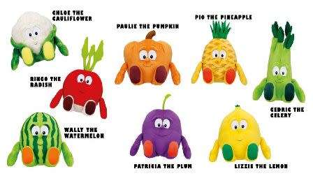 Goodness Gang the Body Squad. Pio the Pineapple. Soft Plush Toy. 30cm.