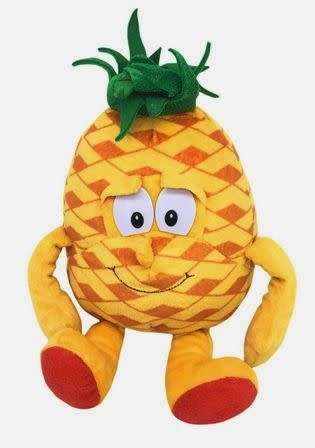 Goodness Gang the Body Squad. Pio the Pineapple. Soft Plush Toy. 30cm.