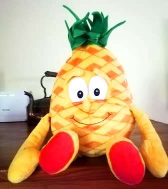 Goodness Gang the Body Squad. Pio the Pineapple. Soft Plush Toy. 30cm.