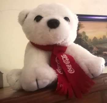 Collectable Coca-Cola Bear! 20cm.