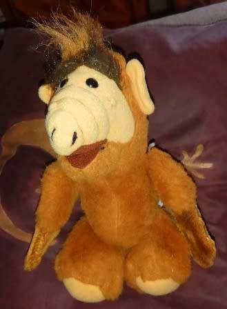 Alf of the 80`s! A.L.F Vintage Retro Plush Finger Puppet. Alien Productions 1987. 25cm.