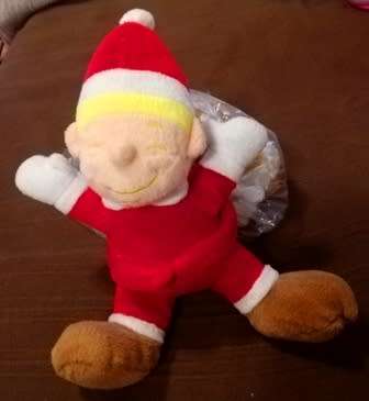 Collectable Coca-Cola Elf with a red Xmas suit! 22cm.