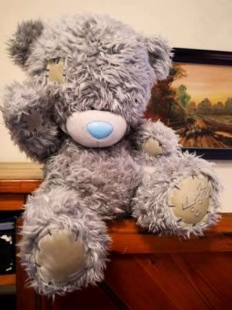 Tatty Teddy Handmade with Love from `Me to You`.  30cm.