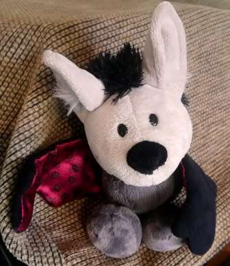 NICI plush Sir Simon the Bat. Awesome plush Creepy toy! 25cm.