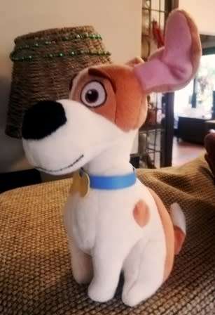 Secret Life of Pets 2. Max the Dog plush toy. 18cm.