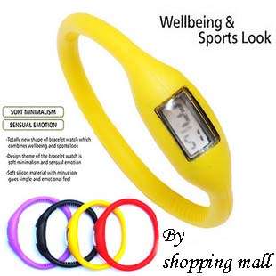 Power Watch Silicon Wristband Bracelet Balance Your Body health watch great and fashion