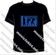 Music  T -Shirt light up  fashion  top  Sound Activated