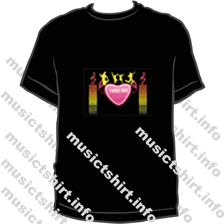**WOW* NIGHT CLUB*DISCO*PARTY*--PARTNER, FASHION SOUND Activated T Shirt--FREE SHIPPING A13