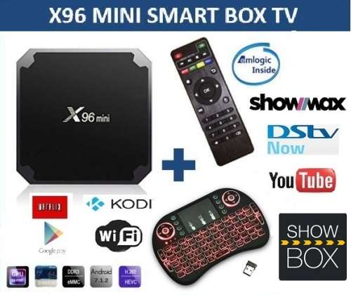 X96 mini Android TV box, WiFi KODI 17.4 Android, LATEST S905 chip w Keyboard remote SUPPORT DSTV NOW