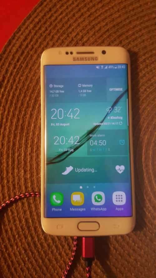 Samsung S6 32gb Egde Not Restarts the whole time, Struggles to switch on To be used for parts