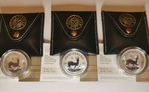 2017 Silver Krugerrand 1 Oz  50th Anniversary -Premium Uncirculated in Capsule, Pouch ,Certificate