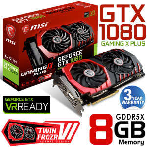 MSI GeForce® GTX 1080 GAMING X+ 8G ( Unopened )