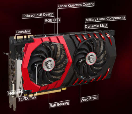 MSI GeForce® GTX 1080 GAMING X+ 8G ( Unopened )