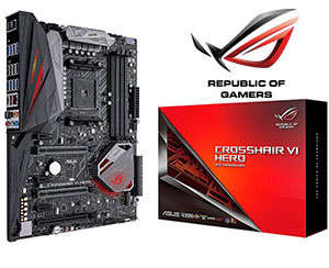 ASUS ROG Crosshair VI Hero AM4 AMD X370 SATA 6Gb/s USB 3.1 USB 3.0 ATX AMD Motherboard / Support DDR