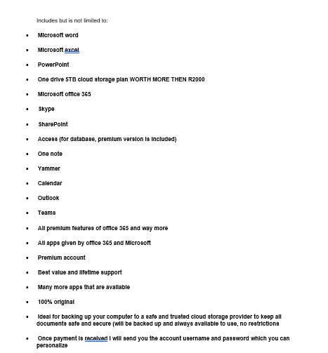 MICROSOFT OFFICE 365 LIFETIME!! AT BARGAIN PRICE PROFESSIONAL PLUS + ONE DRIVE 5TB ONE DAY SPECIAL!!