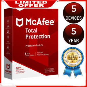 MCAFEE TOTAL PROTECTION 2020 5 DEVICES 5 YEAR LICENSE #WIN#SALE