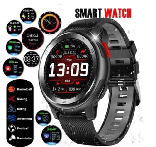 GT106 NEW HD STYLISH ANDROID&IOS SMARTWATCH BARGAIN !!45MM SIZE. IP68 WATERPROOF,WEEKEND SPECIAL!!