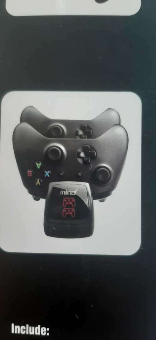 XBOX ONE DUAL REMOTE CHARGING DOCK+2 RECHARGABLE XBOX BATTERES #SPECIAL IMPORT