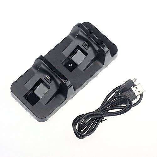 PS4 DUAL CHARGE DOCK COMBO!!DUAL CHARGE DOCK+CONTROLLER COVER#CHEALRANCE SALE!!#GAMER ,PLAYSTATION 4