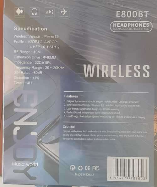 WIRELESS BLUETOOTH V5 HEADPHONES!!4D STERIO SOUND.#NEW ARRIVAL .JUST LANDED!!BUILT IN MICROPHONE!!