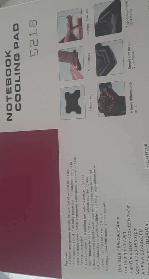 ERGONOMIC LAPTOP COOLING PAD!!. GAMING SERIES, HIGH PERFORMANCE #NEW ARRIVAL