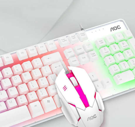 PC GAMING KIT!!BACKLIT WITH KEYBOARD AND MOUSE, KM100 HIGH QUALITY