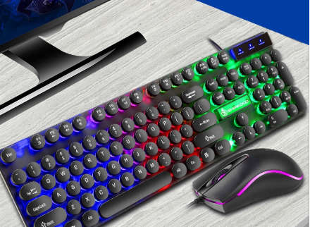 GAMING BACKLIT KEYBOARD&MOUSE KIT#GAMER #PC(SEE DESCRIPTION)