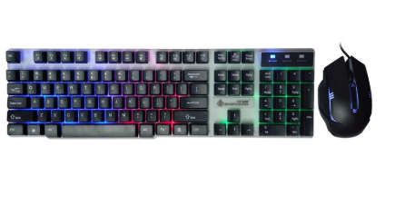 MASTER-D500 KEYBOARD AND MOUSE BACKLIT GAMING/OFFICE KIT#SPECIAL IMPORT(SEE DESCRIPTION)