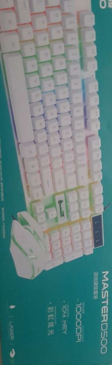 MASTER-D500 KEYBOARD AND MOUSE BACKLIT GAMING/OFFICE KIT#SPECIAL IMPORT(SEE DESCRIPTION)