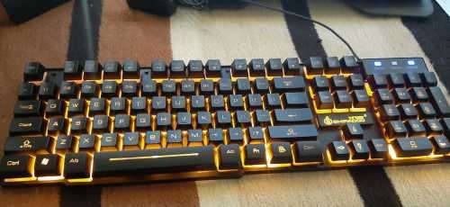 K600- BACKLIT KEYBOARD #SPECIALIMPORT, 104 KEY HIGH QUALITY FOR GAMING OR HOME OFFICE !!