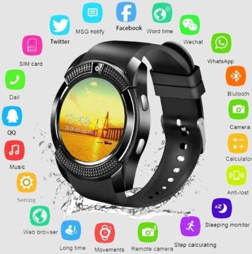 PROFFESSIONAL SMARTWATCH(SIMCARD, PEDOMETER, BLUETOOTH, RECIEVE CALLS, MUSIC AND MORE!!!)
