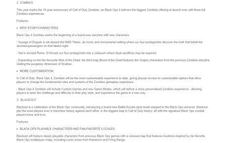 CALL OF DUTY BLACK OPS 4 XBOX ONE (LIKE NEW DISK WITH NO SCRATCHES)