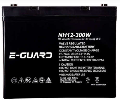E-GAURD 75AH GEL 12V 300W BATTERY NEW