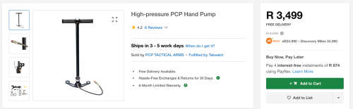 BSA SCORPION TS PCP COMBO(AIR RIFLE 5.5MM/ .22) RETAIL OF R15,816!!