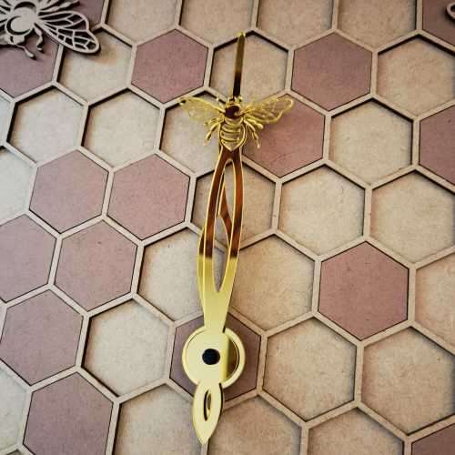 Limited Edition Bee Hive Wall Clock 50 cm - Light Background