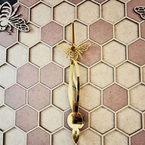 Limited Edition Bee Hive Wall Clock 50 cm - Light Background