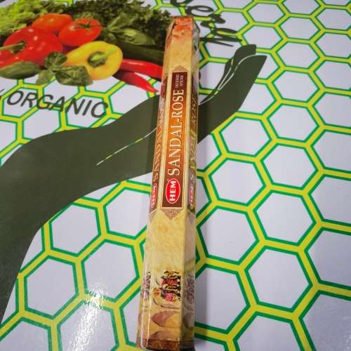 Incense HEM Sandal Rose Sticks - 20 per box