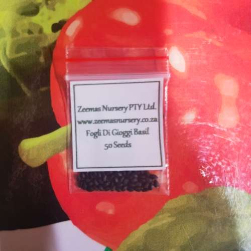 Basil Fogli Di Gioggi Organic - 50 Seeds