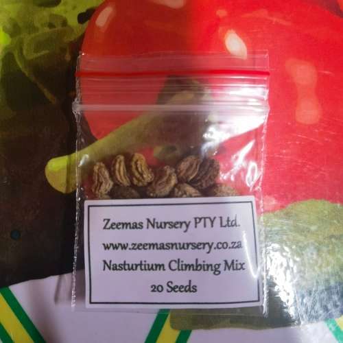 Nasturtium Climbing Mix Organic - 20 Seeds