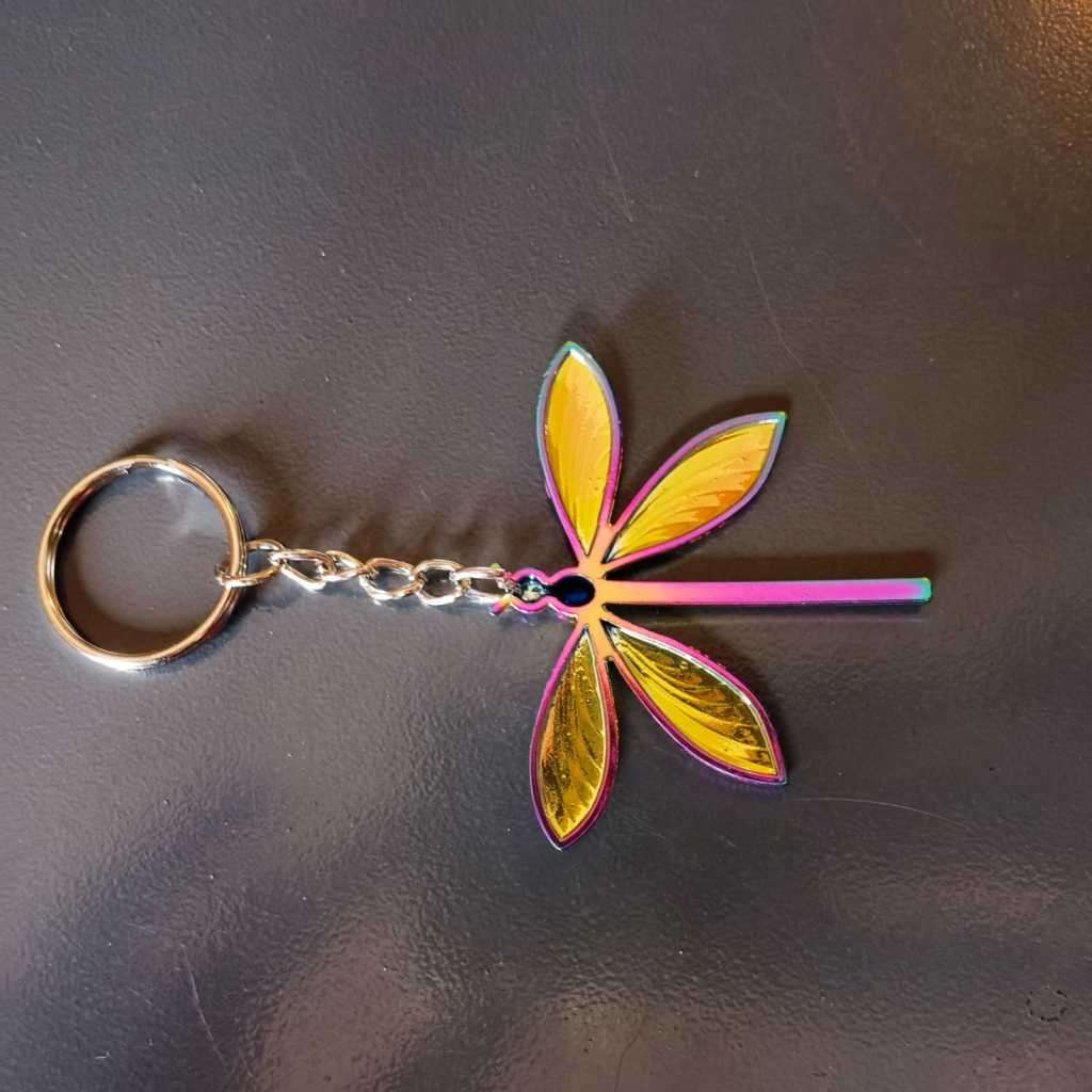 Dragonfly Charm Keyring
