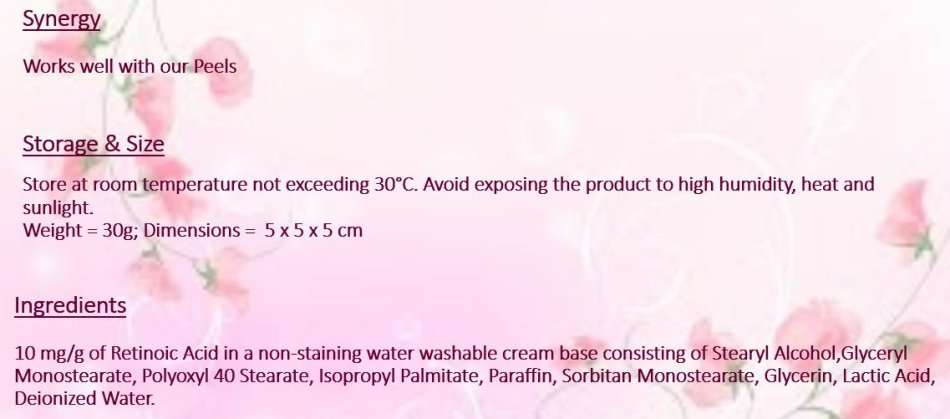 Japanese Retinoic Acid 1% Cream