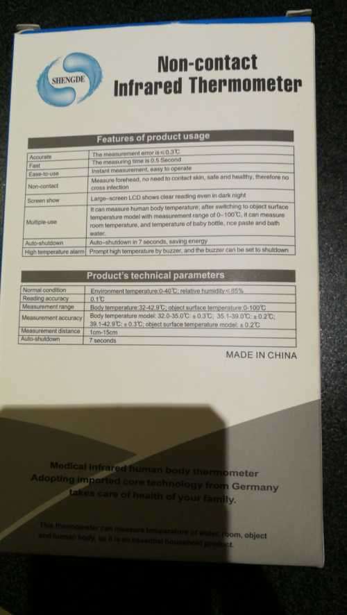 Non Contact Infrared Thermometer